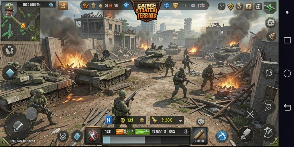 Tampilan gameplay C789 yang menarik dengan elemen strategi yang mendalam.