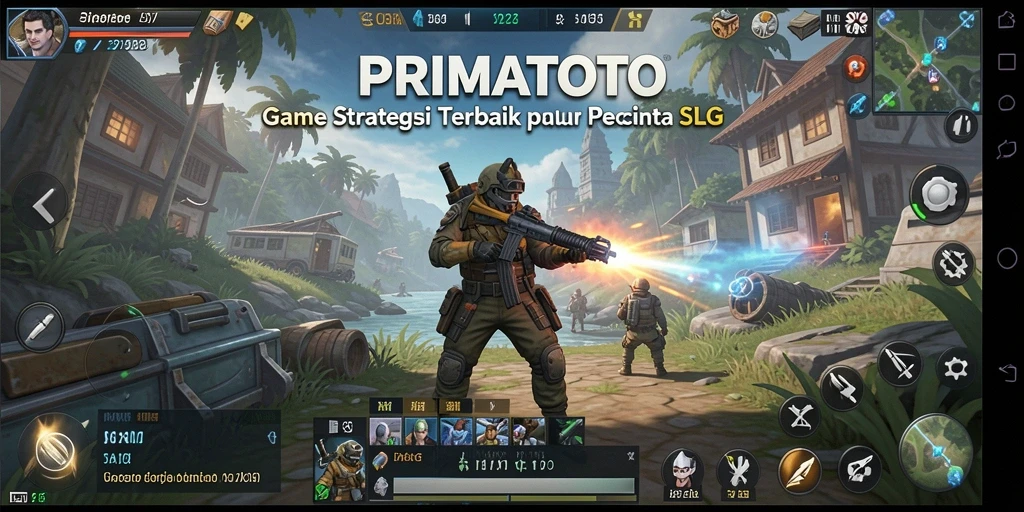 Tampilan gameplay menarik dari PRIMATOTO sebagai game strategi.