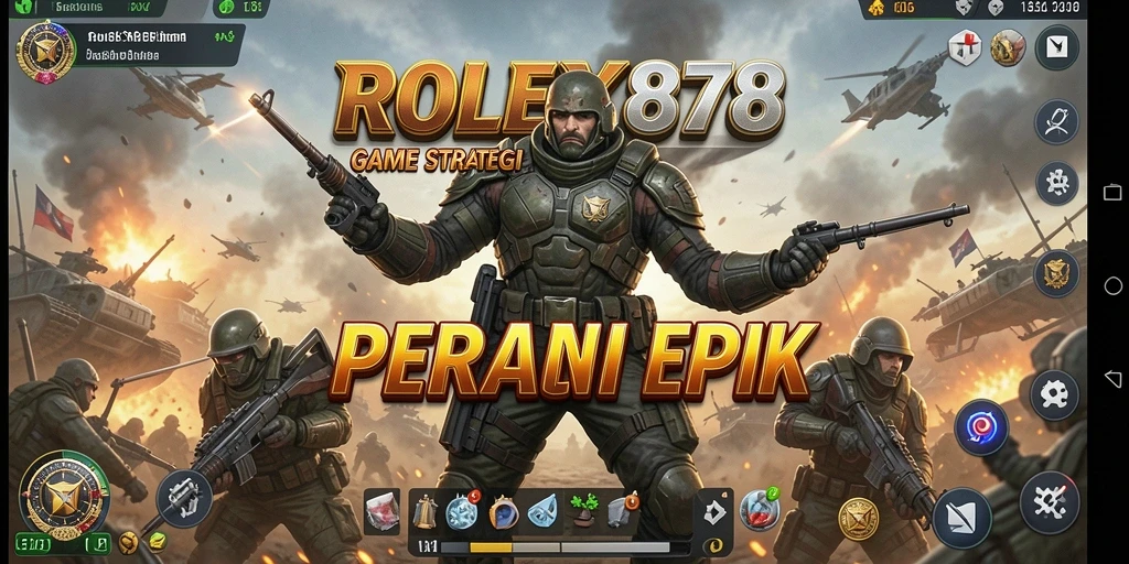 Tampilan layar permainan ROLEX878 yang menampilkan strategi epik.