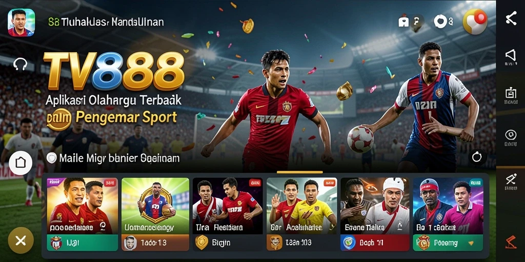 Tampilan menarik dari gameplay TV888 yang mendebarkan.