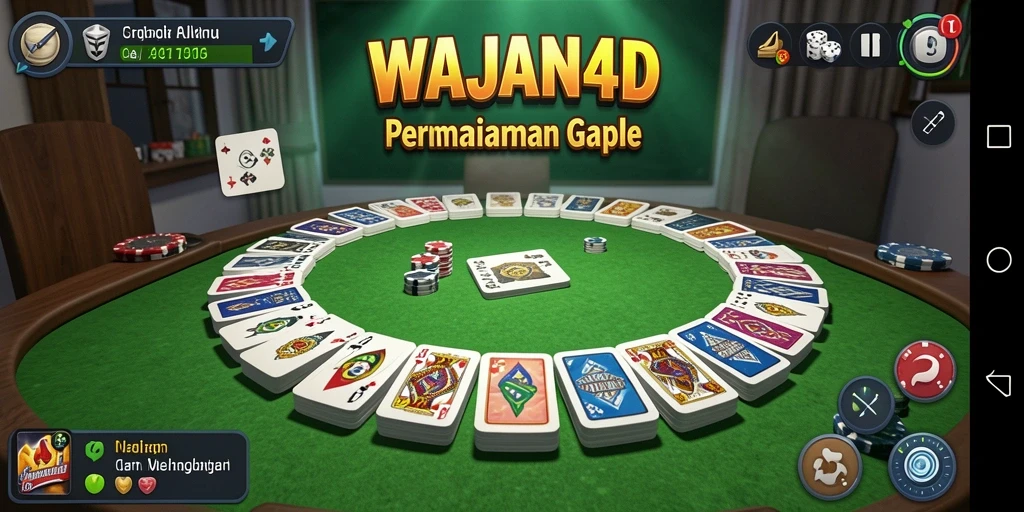 Screenshot gameplay WAJAN4D yang seru dan interaktif.