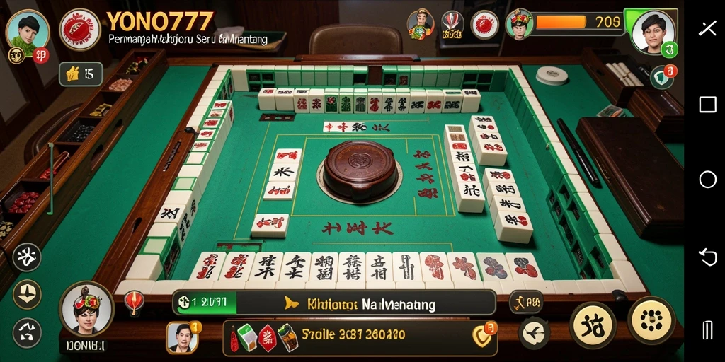 Tampilan gameplay YONO777 dengan grafis Mahjong yang menarik.
